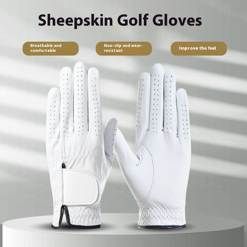 Men's Leather Breathable Non-slip Gloves